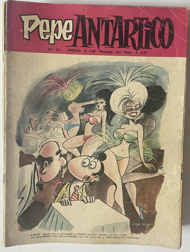 Pepe Antártico, Nº 59 Revista Humor Chileno,  36 Pág.  Ex06