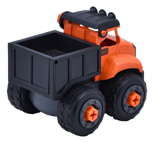 Camión Volqueta Desmontable Contrucción Black+decker Tt027s- Camión Naranja