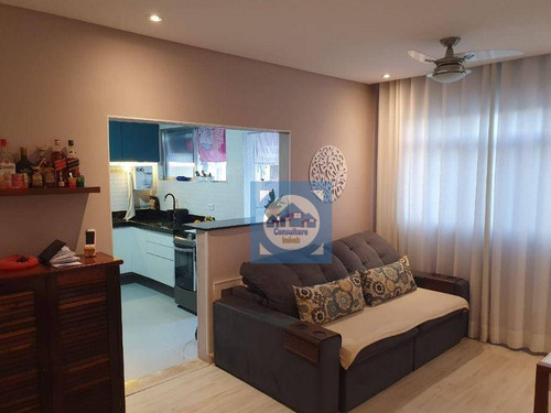 Imagem 4 de 20 de Apartamento Com 1 Dormitório À Venda, 51 M² Por R$ 380.000,00 - Embaré - Santos/sp - Ap6150