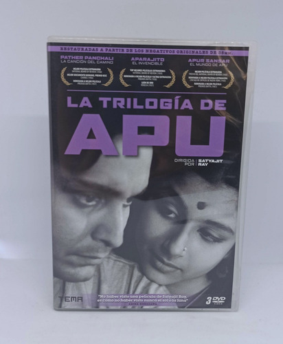 Pack Dvd Trilogía De Apu