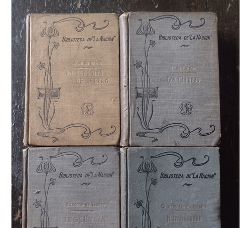 Biblioteca La Nación 1909 - Lote X 4 Libros