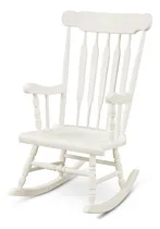 Comprar Mecedora Con Estructura De Madera Maciza Para Jardín Y Patio
