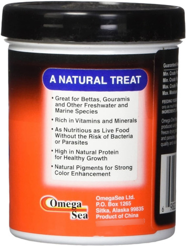 Imagen 3 de 10 de Blood Worms Gusanos Sangre Comida Peces Gambas 13gr Omega