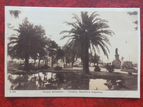 Cordoba Parque Sarmiento Postal Peuser