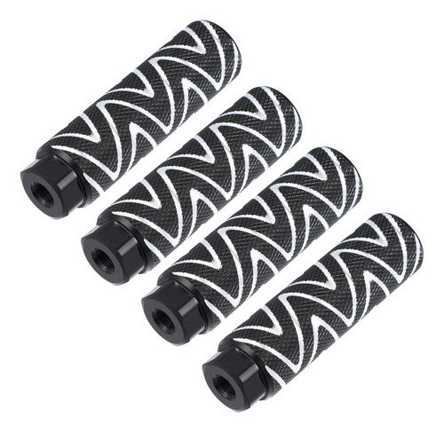 2 Posapies Trasero Para Bici Bmx Mtb 100x28mm Eje Diá 3/8''