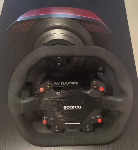 Ts Xw Racer Thrustmaster Volante Y Servo Simulador Rojo (Usado)
