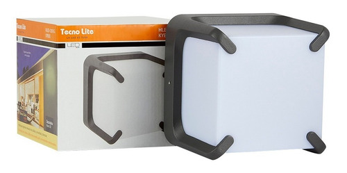 Imagen 4 de 7 de Lámpara Para Muro Exterior, Gris 10w, Luz Cálida Tecnolite