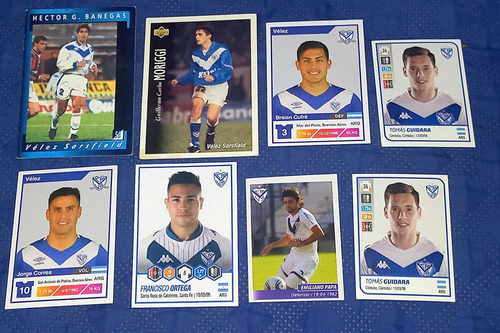 Colección Lote De Figuritas De Vélez Sarsfield