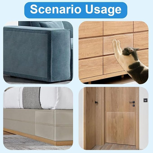 20cmx5m Protector Mueble Antiarañazo Gato Sofa Sillón Puerta