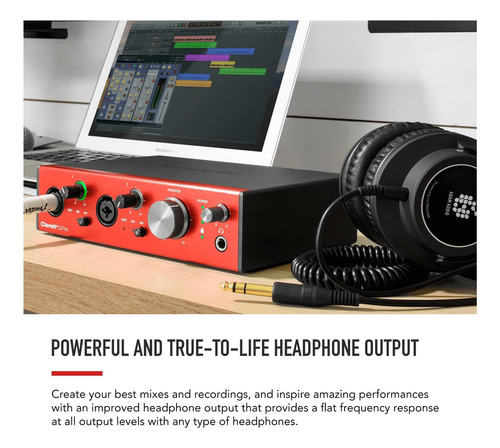 Interfaz Focusrite Clarett+ 2pre Usb-c, Audio Profesional