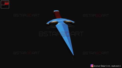 Imagen 3 de 4 de Arma Shang Chi Death Dealer Kunai De Impre- Arte Plastico