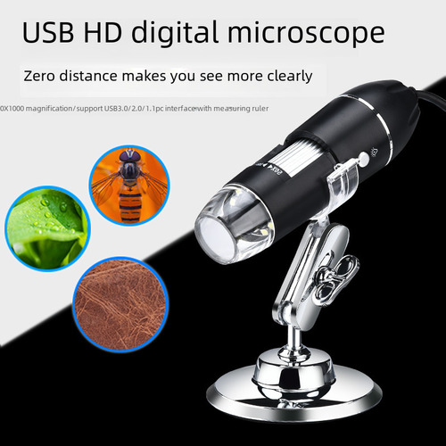 Microscopio Digital Hd Microscopio Electrónico 1600x