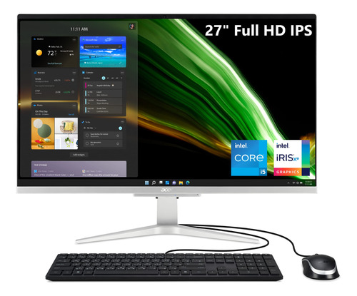 Acer Aspire C27--uri5 Aio - Escritorio | Pantalla Ips Hd De.