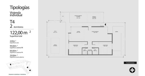 Casa En Housing Las Veras Duplex De 2 Dormitorios Con Patio Valle Escondido