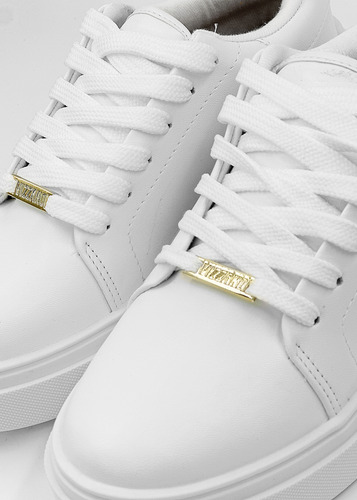 Zapatillas Mujer Toda Blanca Importada Vizzano Confort Vera