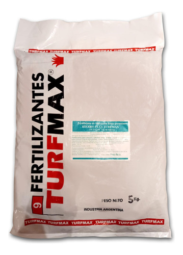 Fertilizante Turfmax Hierro Plus 5kg Ideal Grama | Recoleta