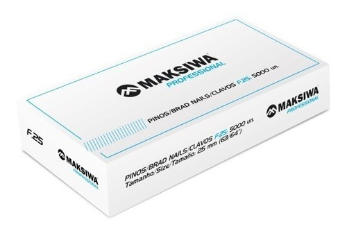 Pino Para Pinador Pneumático Tipo F25mm 5.000 Unds - Maksiwa