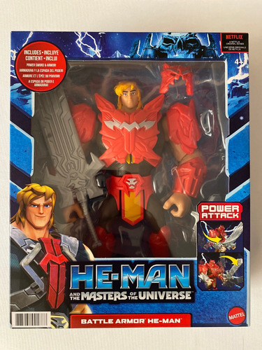 Battle Armor He-man Power Attack Motu Serie Netflix He Man (Usado)