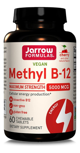 Vitamina B12 Metilcobalamina Cereza 60 Capsulas
