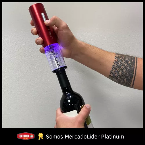 Destapador Sacacorchos De Vino Eléctrico Con Accesorios - Mercado