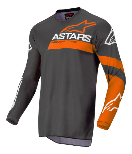 Jersey Para Motocross Fluid Chaser Grs/coral Fluo