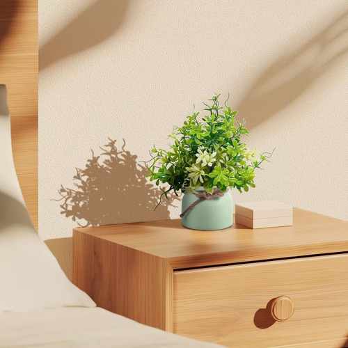 Plantas Artificiales Decorativas Macetas Flores Artificiales