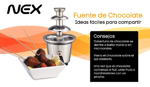 Imagen 5 de 10 de Fuente De Chocolate Fondue Cascada Chocolate Fondiu Fondeau