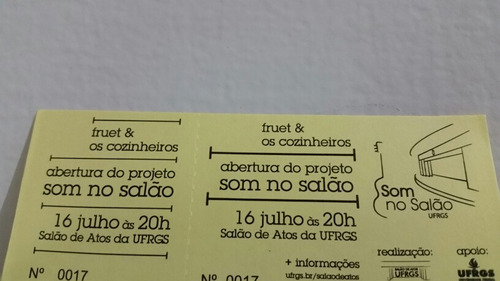 Ingresso Antigo Fruet E Os Cozinheiros