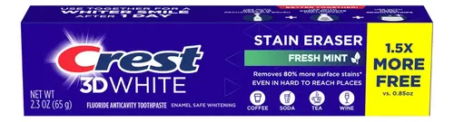 Pasta De Dente Crest 3d White Creme Dental Clareador 65g