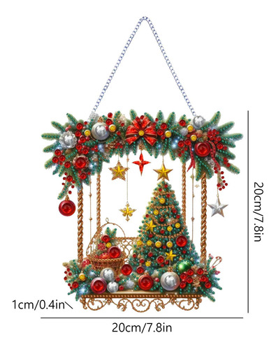 Colgante Para Árbol De Navidad Adornos Navideños De Acrílico