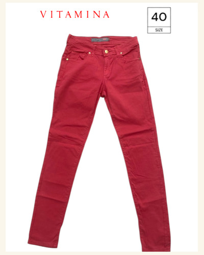 Jean Vitamina Talle 40 - Tiro Medio (Usado)