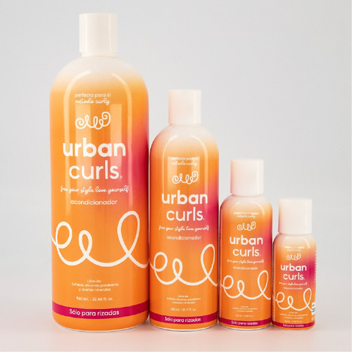 Acondicionador Para Cabello Rizado Urban Curls Sin Sal 360ml