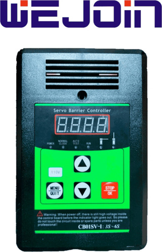 Panel De Control Para Barrera Vehicular Con Servo Motor De 3