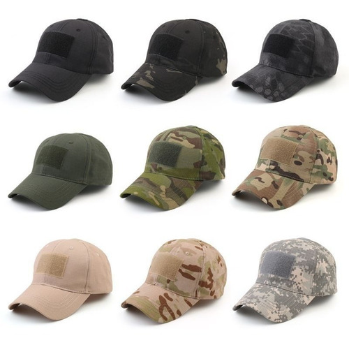 Gorra Táctica Militar Campismo Fuerzas Especiales Ajustable