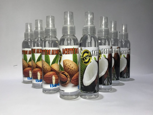 Aceite Capilar Almendra O Coco 150ml Kit 7unid, Envio Gratis