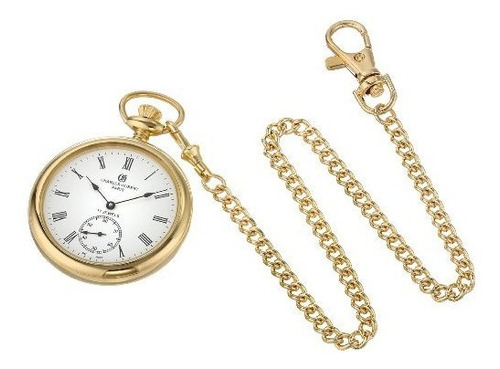 Reloj De Bolsillo Mecánico M/h Gold-plated