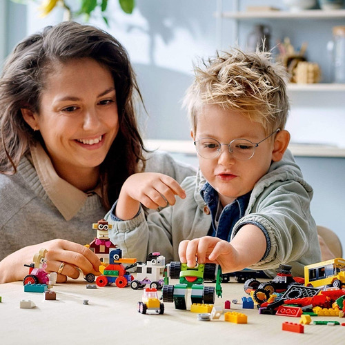 Lego Classic Original Caixa Blocos E Rodas