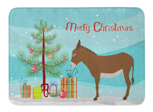 Caroline 's Treasures Cotentin Burro Navidad Alfombrilla 