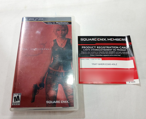 The 3rd Birthday Portada/ Manual Psp / Playstation Portable (Usado)