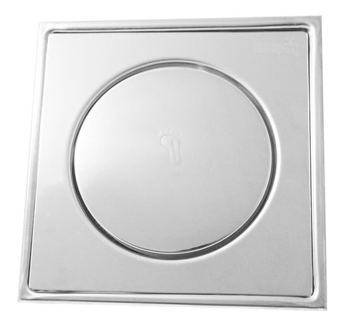 Ralo Click Quadrado 15x15 6 Polegadas Com Porta Grelhas 8017
