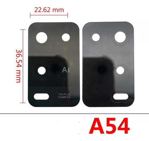 Cristal Camara Trasera Para Oppo A54 Adhesivo Preinstalado