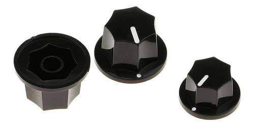 De 3pcs Botón De Perilla De Tono De De Guitarra Para Bajo