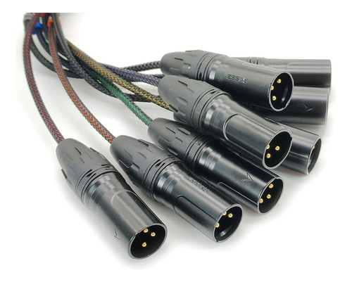Bouunciy Db25 A Xlr Cable De Serpiente Macho, Db25 Macho A 8