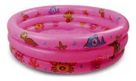 Piscina Inflable Para Niños Redonda 150x35cms Rosa - Ps