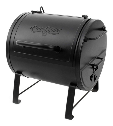 Parrilla móvil Char-Griller Side Fire Box 18" de ancho 17" de alto 16" de profundidad negra