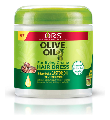 Ors Aceite De Oliva Fortificante Crema Cabello Vestido 6 Onz