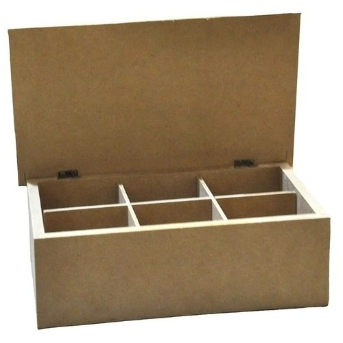 Caja De Té X 6 Mdf 14x24.3x7