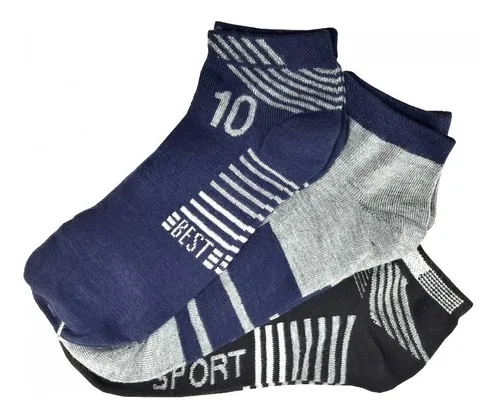 comprar Tobilleras Medias Tobilleras Medias Hombre Algodon X6 Pares 