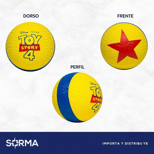Imagen 3 de 6 de Pelota Goma Toy Story 8,5 - Licencia Oficial Disney