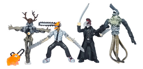 Juguete 5 Figuras De Accion Denji Chainsaw Man Pochita